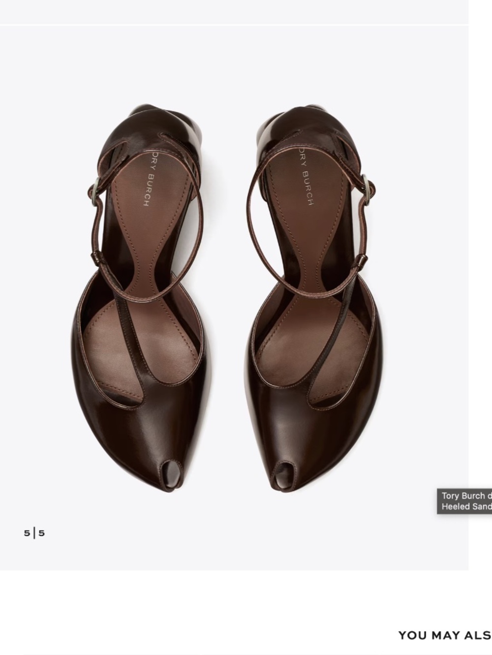 Tory Burch T-Strap Peep Toe Heels (Fall 2025) - Picture 4 of 5